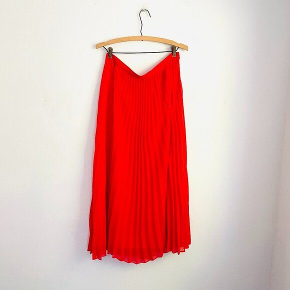 Ann Taylor Red Maxi Skirt - Size 8 - Picture 1 of 3